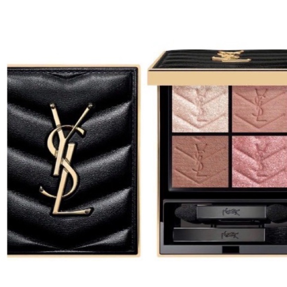 Yves Saint Laurent Elegant Pink and Black Eyeshadow Set